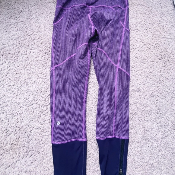lululemon athletica Purple and Black Leggings - Picture 7 of 11